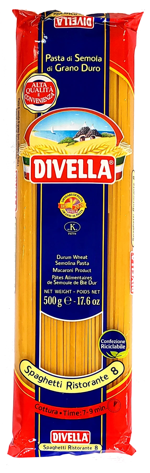 디벨라 스파게티 8호 500g
